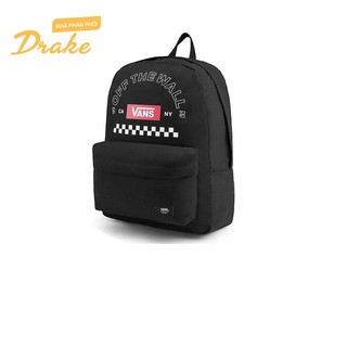 Balo Vans M Redbox Checker Backpack VN0A489NBLK