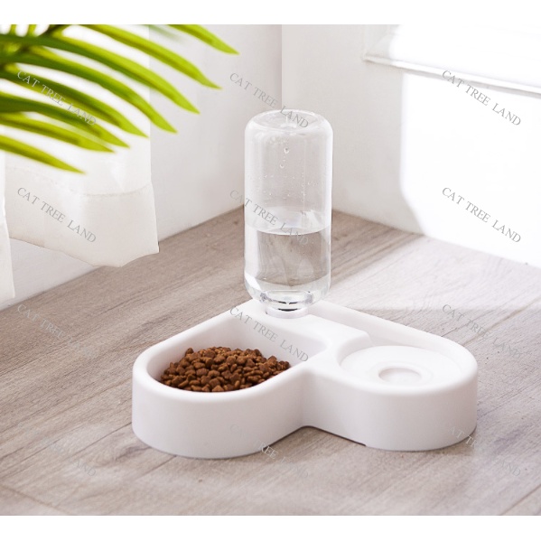 BÁT ĂN CHÓ MÈO KÈM BÌNH NƯỚC TỰ ĐỘNG - KHAY ĐỰNG THỨC ĂN THÚ CƯNG