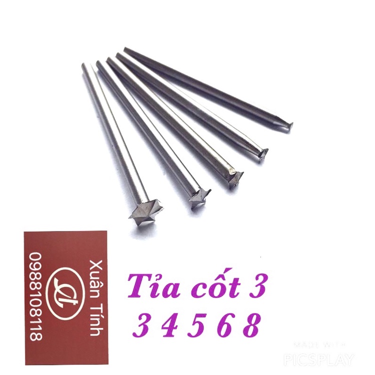 Mũi Tỉa Sao - Tỉa Lá - Tỉa Lông Cốt 3 Li
