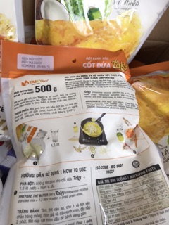 Bột bánh xèo Tài Ký cốt dừa gói 500g
