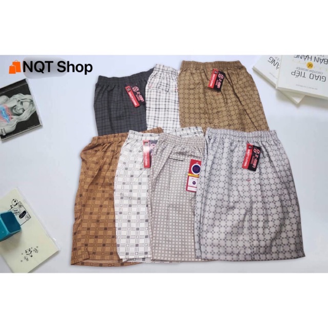 Quần Short Nam - Quần Đùi Nam Caro Mặc Nhà