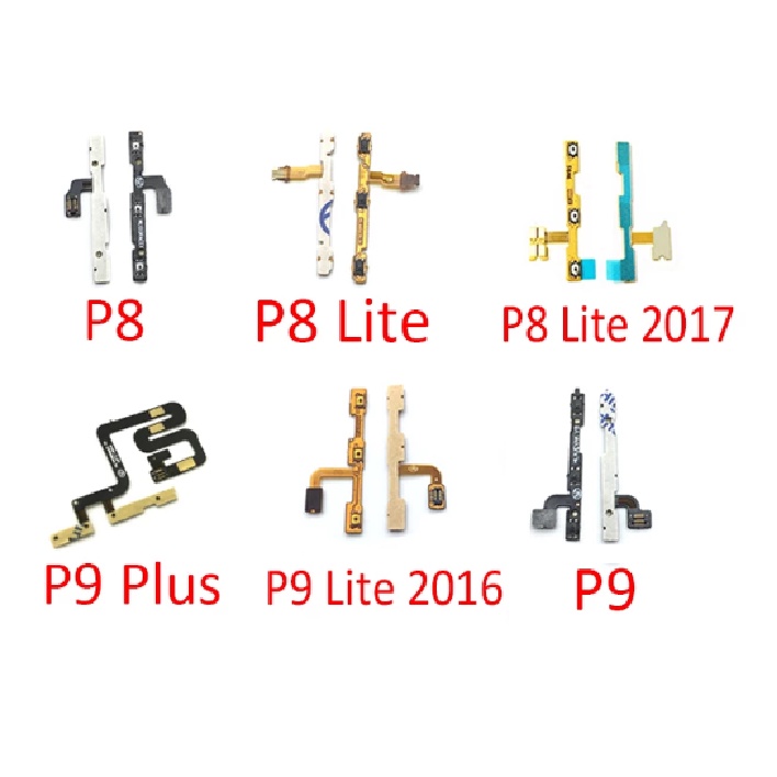 Mạch Nút Âm Lượng Cho Điện Thoại Huawei P9 P10 Plus P20 P30 P40 Pro lite