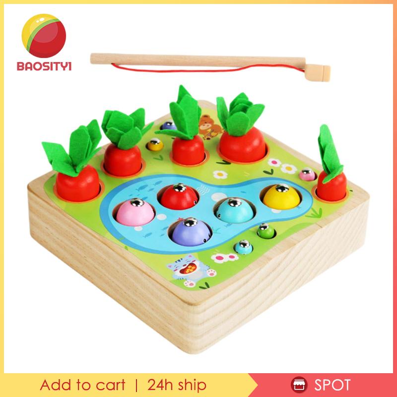 Baosity1] Củ Cà Rốt Đồ Chơi Montessori Cho Bé 1 2 3 Tuổi