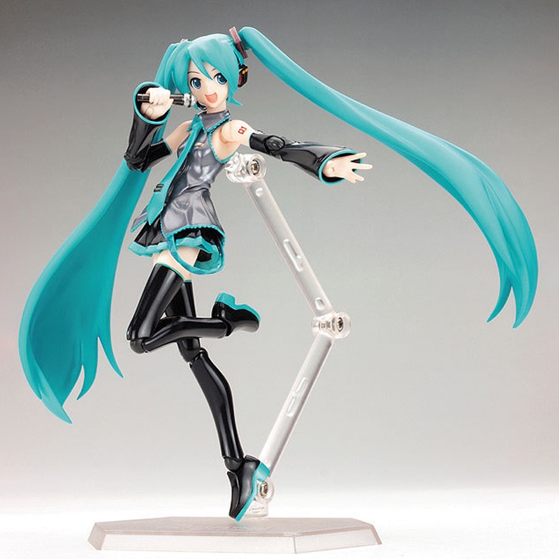 Mô Hình Nhân Vật Hatsune Miku 15cm Figma 014 Có Khớp Cử Động Bằng PVC Trang Trí Bàn Làm Việc