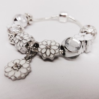 Vòng Charm Hoa Tuyết - Queen Silver