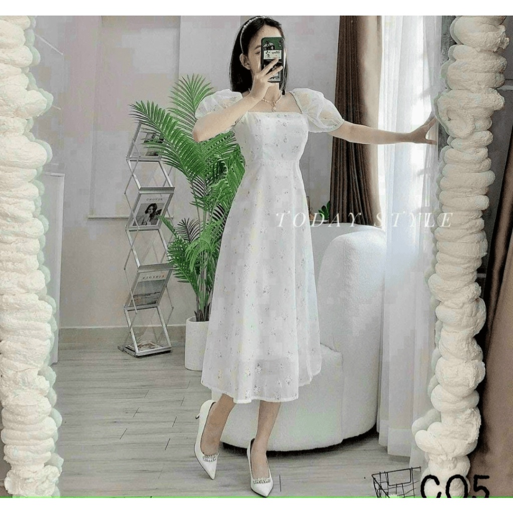 ĐẦM XÒE DỰ TIỆC TÔN DÁNG SANG TRỌNG XINH XẮN QUYẾN RŨ CHO CÁC NÀNG THỜI TRANG TRẺ TRUNG