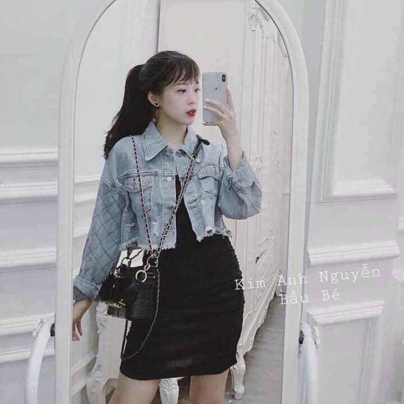 Áo bò rách tay lưới