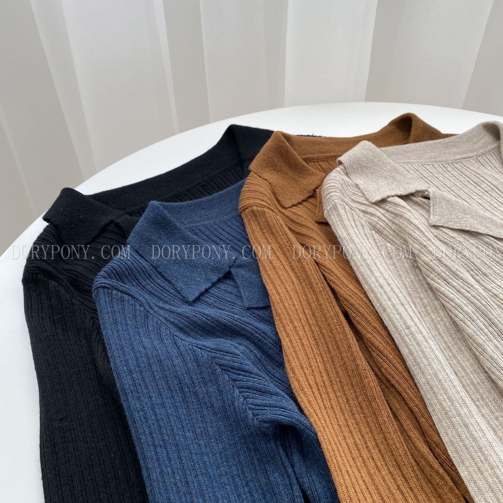 Best Seller - Áo Sơ Mi Len Dài Tay Giảm Béo Tôn Dáng DORY&PONY Cardigan - A140 (5 Màu - Hàng công ty loại 1) | BigBuy360 - bigbuy360.vn