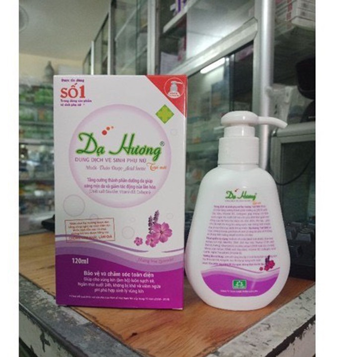 Dung dịch vệ sinh phụ nữ Dạ Hương Tím (Lavender) 120ml có vòi - Coastlinecare Pharmacy