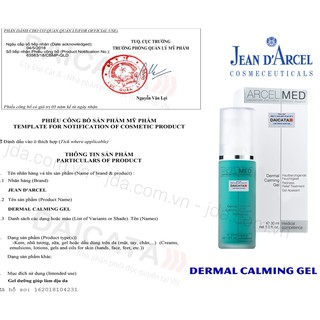 CHÍNH HÃNG  Gel Jean d'Arcel  làm dịu da, giúp giảm kích ứng 30ml