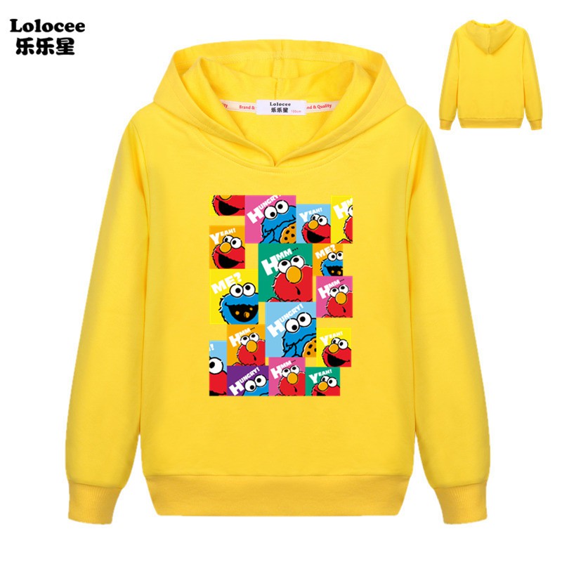 Áo Hoodie Tay Dài In Hình Hoạt Hình Dễ Thương Cho Bé