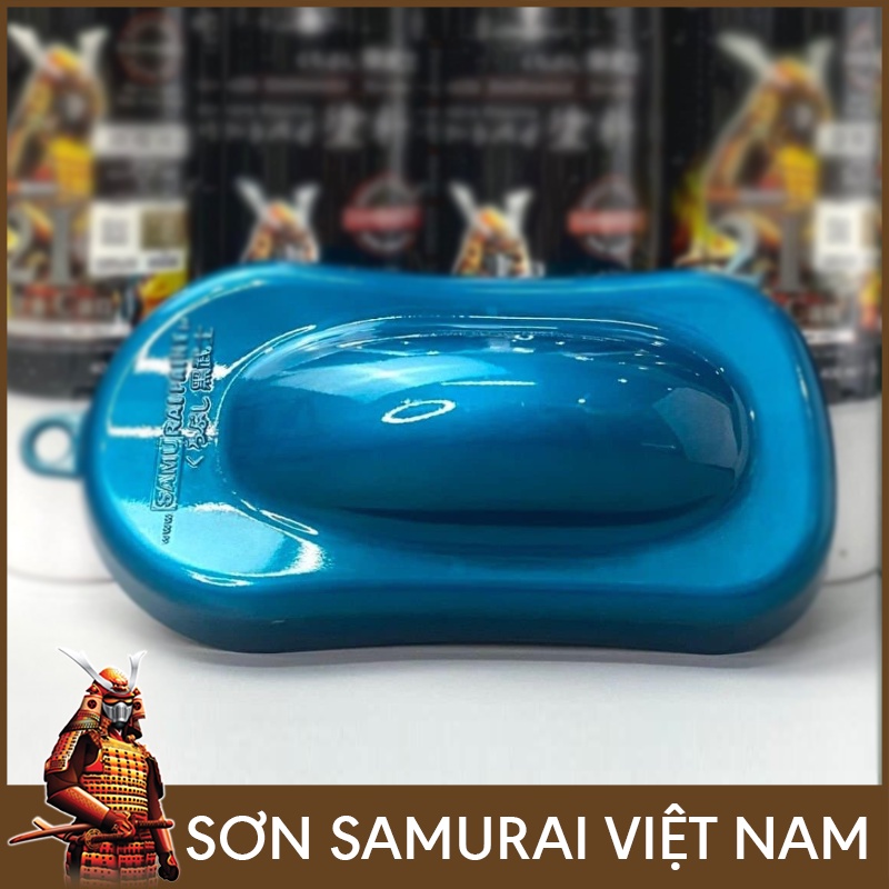Chai sơn samurai màu xanh dương Y640 - Sơn xịt samurai màu xanh dương