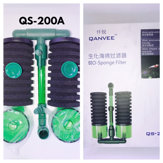 Bộ Lọc Vi Sinh QS-100A và QS-200A | Lọc QS 100A | QS 200A Cho Bể Tép, Bể Thủy Sinh