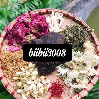 Trà viên đường nâu mix hoa 1 gói 1 lần pha