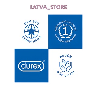 [ Durex Invisible ] Durex Invisible Extra Thin Hộp 3 bao.