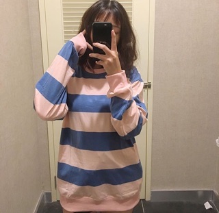 SWEATER PINK BLUE