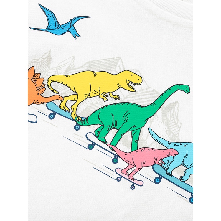 Áo thun khủng long năng động BALABALA - TODDLER dành cho bé trai 201222117116 (2, 3, 4, 5, 6, 7, 8 tuổi)