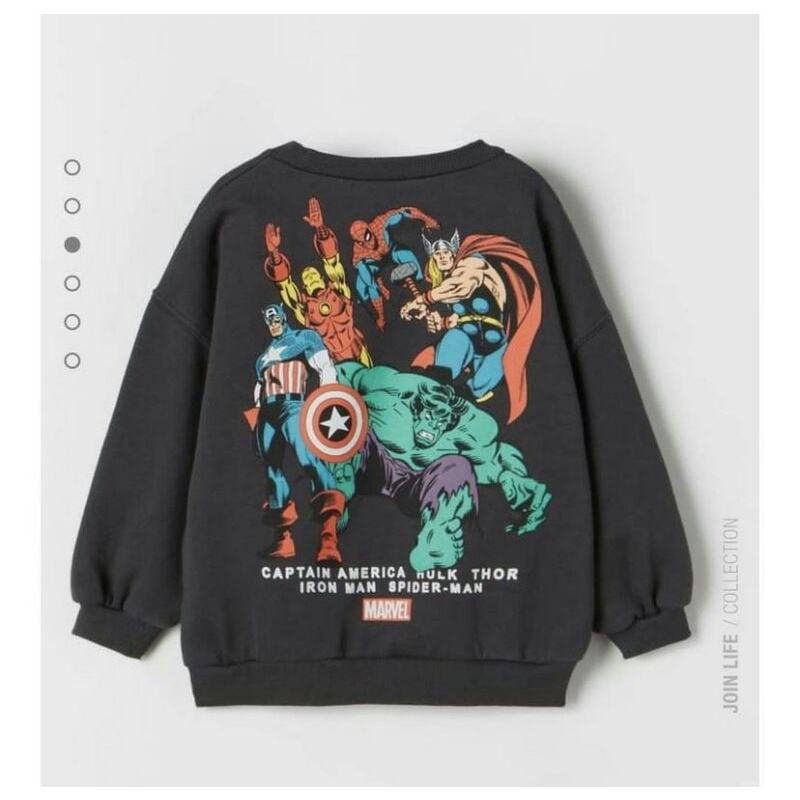 BỘ NỈ HÌNH SIÊU ANH HÙNG CHO BÉ