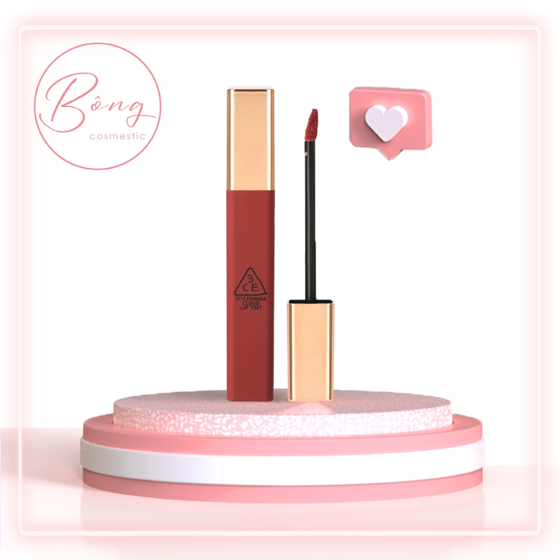 [Mã ICBBACK1219 hoàn 20K xu đơn 0Đ] Son 3ce CLOUD VELVET TINT