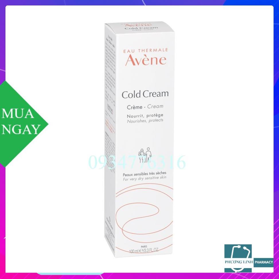 [CHÍNH HÃNG] Kem dưỡng ẩm chuyên biệt dành cho da khô, nhạy cảm AVÈNE COLD CREAM 100ml