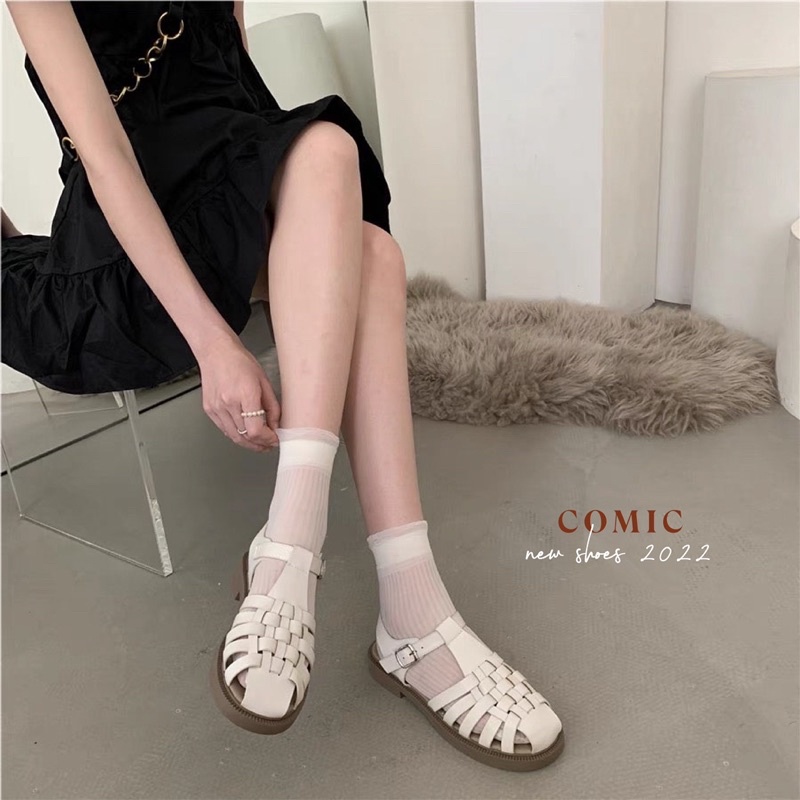 Sandal Gladiator style Hàn 1025-2 Comic