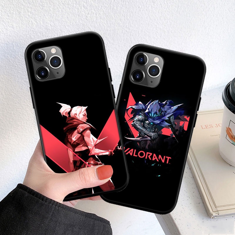 Ốp Điện Thoại Silicon Dẻo In Hình FO93 Valorant Cho iPhone 5 5S 6 6S 7 8 11 Pro Max Plus SE XR