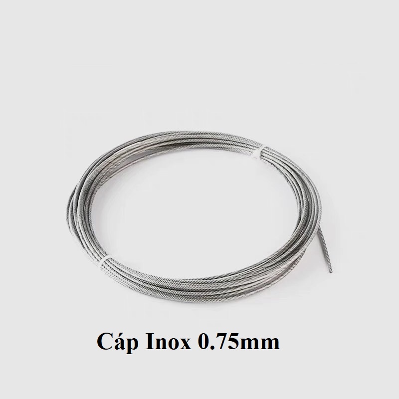 CÁP INOX 0.75MM (1*7), 1m