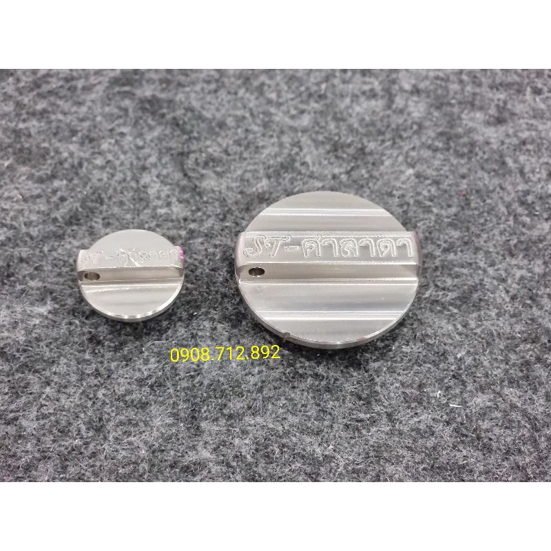 Bộ ốc mâm lửa inox 304 mẫu mũi tên gắn yamaha và honda