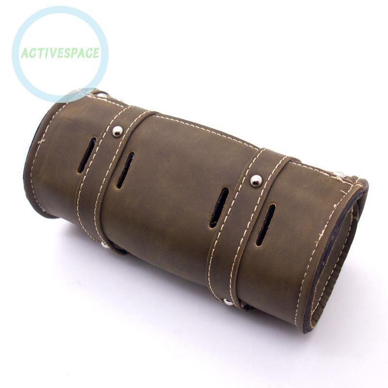 Túi da gắn tay cầm xe máy mang phong cách retro cỡ 21*10.3cm cho Harley