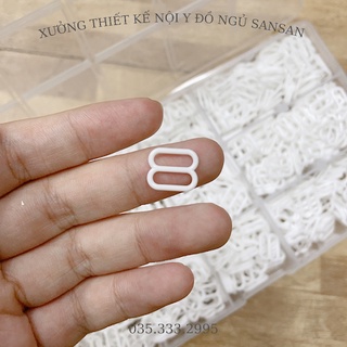 Khuyên tăng giảm số 8 nhựa đen, trắng