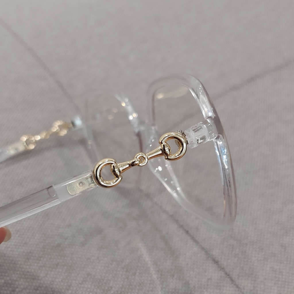 Kính Trắng Bản To Gọng Trong Suốt Thời Trang Cidu Mk25