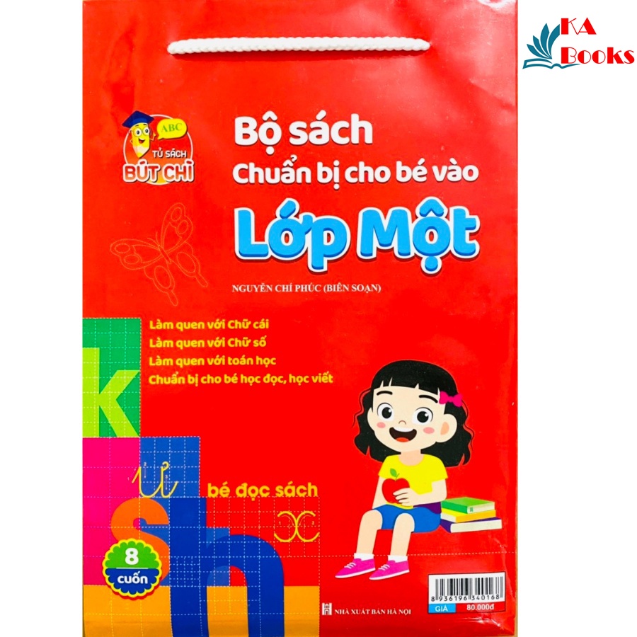 Sách - Combo Chuẩn Bị Cho Bé Vào Lớp 1 (8 quyển)