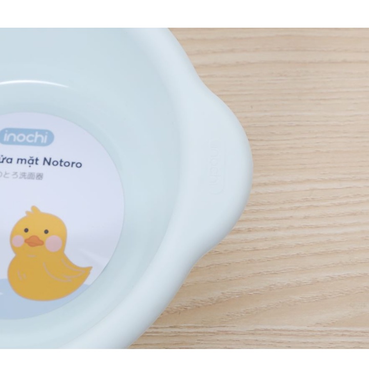 Thau chậu rửa mặt cho em bé sơ sinh size nhỏ, cao cấp Inochi Notoro Nhật Bản cho phòng tắm, không BPA, an toàn Vạn Phúc