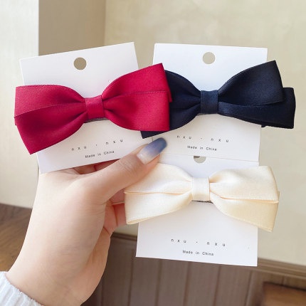 Dây Buộc Tóc Thắt Nơ Kiểu Hàn Quốc Dễ Phối Đồ Cho Nữ