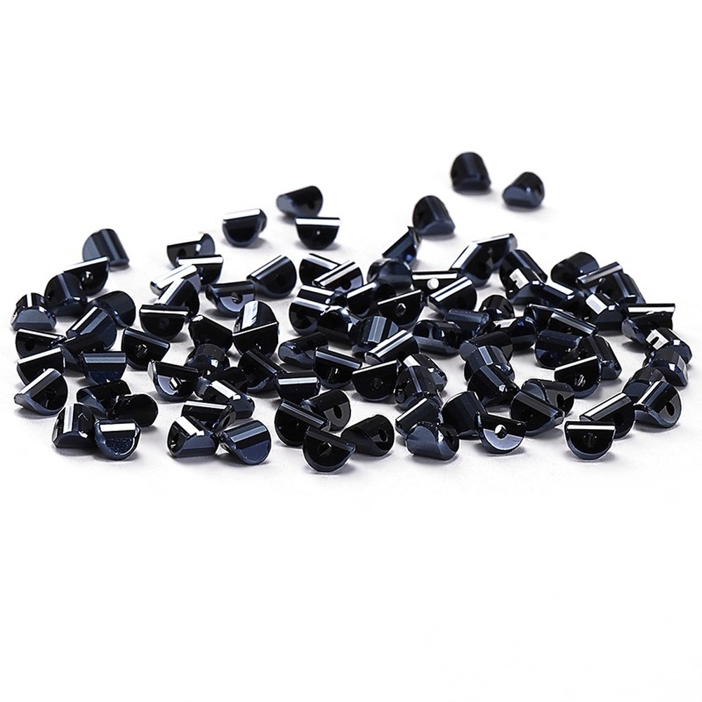 Set 10 Hạt Pha Lê Bán Cầu 6mm Tự Làm Trang Sức c-5