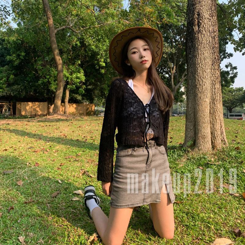 Áo Cardigan Tay Dài Cổ Chữ V Thêu Họa Tiết Thời Trang Cho Nữ | BigBuy360 - bigbuy360.vn