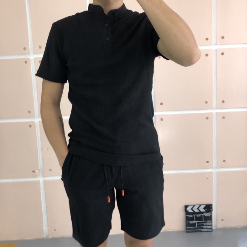 Bộ Đũi Cộ Trụ, Bộ Quần Áo Cộc Tay Nam Chất Liệu Đũi Mềm Nhẹ Thoáng Mát - Đũi 04 - Shopmens | BigBuy360 - bigbuy360.vn