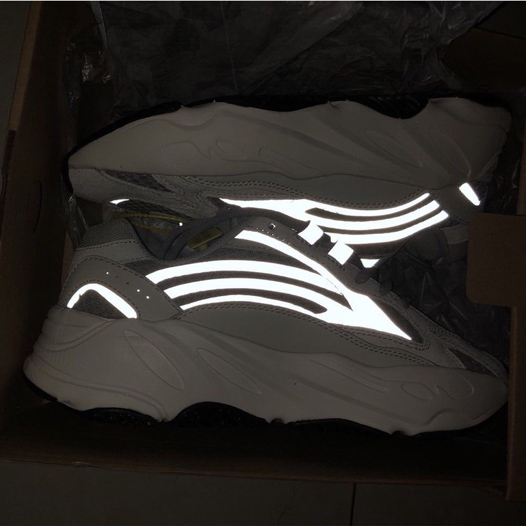 Giày Thể Thao nam nữ Yz700 xám trắng đủ size 36-44