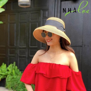 Mũ cói lồng đèn đi biển sống ảo