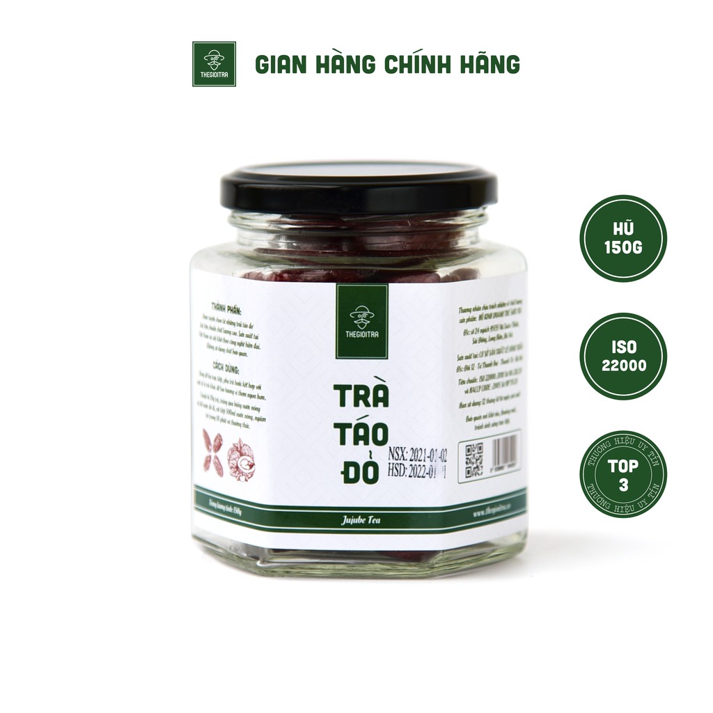 Set Trà Nụ Hoa Tam Thất, Táo Đỏ THEGIOITRA- THẾ GIỚI TRÀ sấy lạnh tại Việt Nam theo công nghệ hiện đại