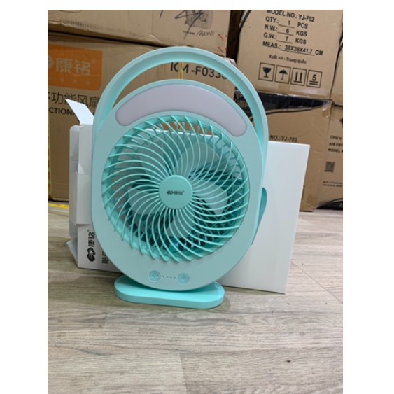 QUẠT TÍCH ĐIỆN TẢN LỒNG KM-F0336 CÓ ĐÈN SIÊU SÁNG * BẢO HÀNH 6 THÁNG * | BigBuy360 - bigbuy360.vn