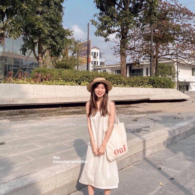 Đầm 2 dây siêu cute cho ngày hè