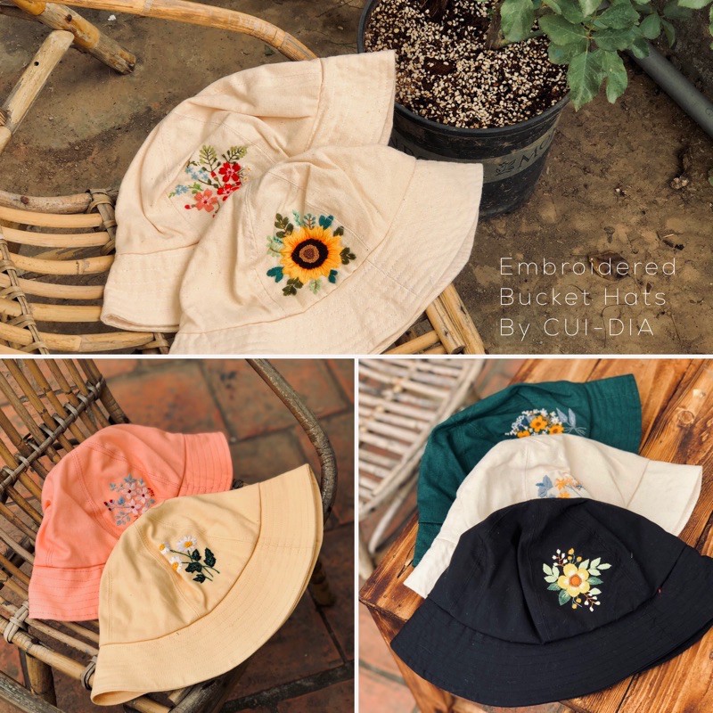 Mũ thêu handmade