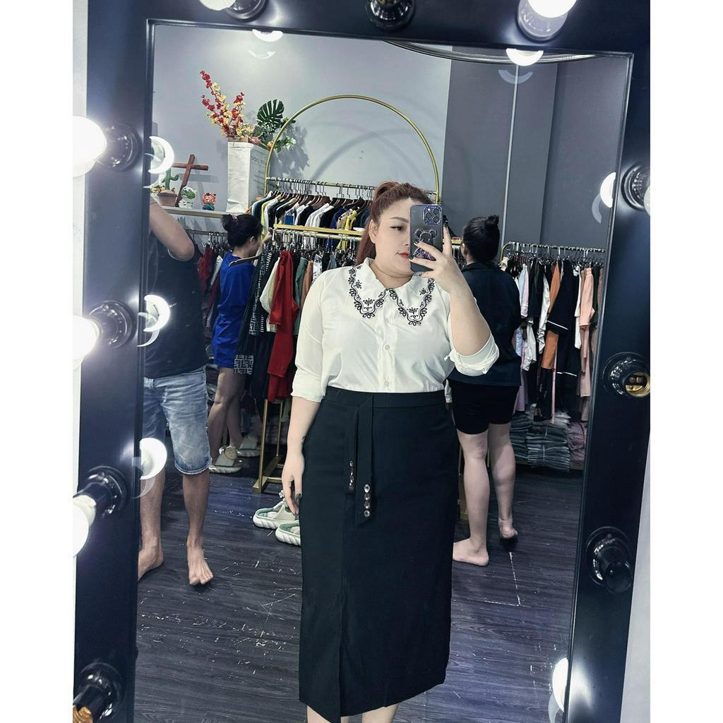 CHÂN VÁY DÀI 8 nút