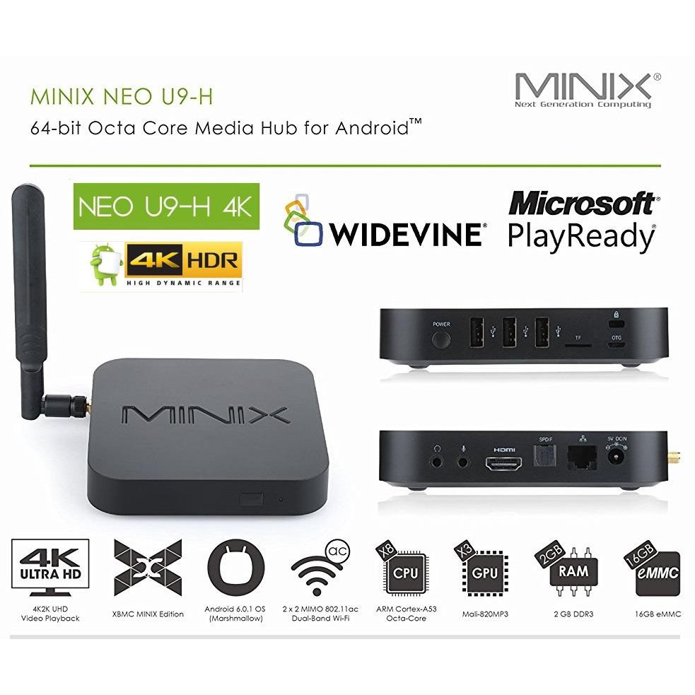 Android TV Box Minix U9-H Nguyên Box Tặng Chuột