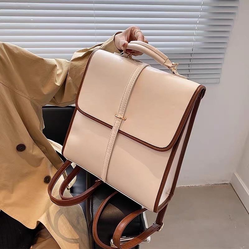 [ COMBO BALO DA PU VINTAGE CHỐNG THẤM + MÓC KHOÁ MINI, CỘT TÓC, PIN CÀI,... ]