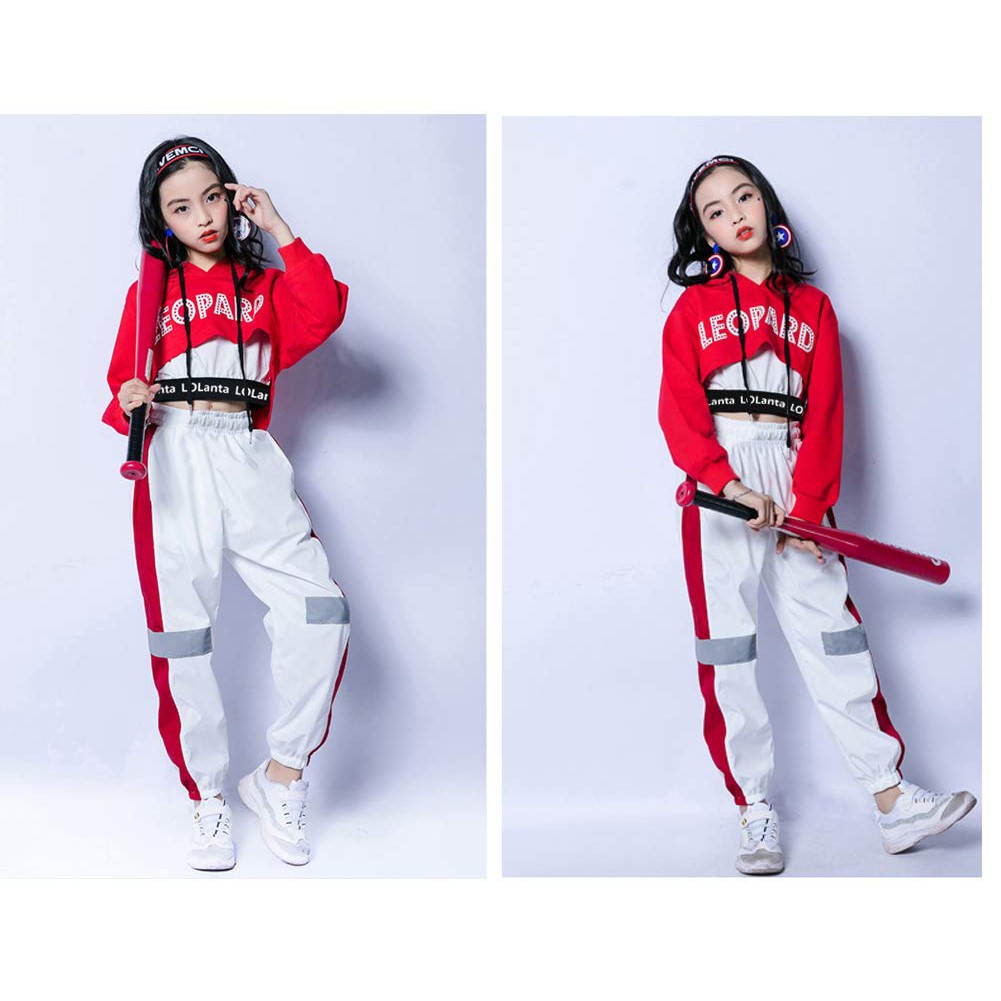 Set đồ bộ dài tay phong cách năng động đáng yêu cho bé gái