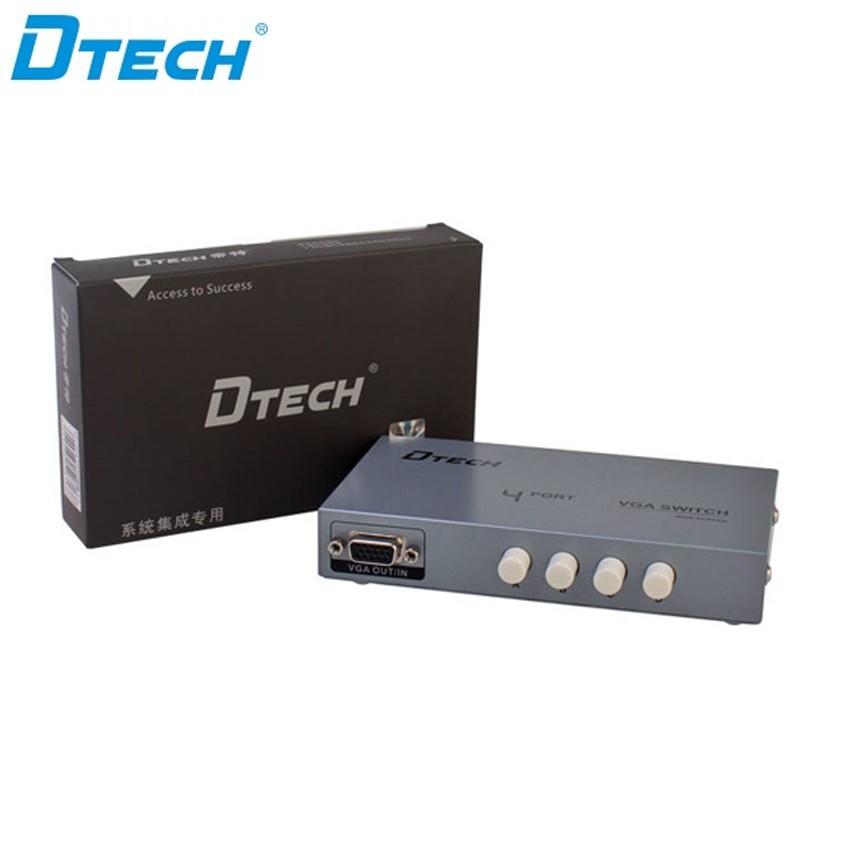 BỘ GỘP TÍN HIỆU VGA 2 HOẶC 4 CPU XÀI CHUNG 1 MÀN HÌNH DTECH 2 CPU 2CH DT 7032 , 4 CPU 4CH DT 7034 | WebRaoVat - webraovat.net.vn