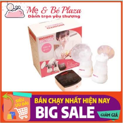 🐥🐰Sạc Pin Được🐥🐰 Máy Hút Sữa Điện Đôi HICHITO Nhật Bản (Mát-xa Êm -Kích Sữa Tốt-Vắt Kiệt Sữa)