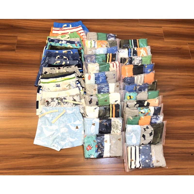 Set 3c Quần bé trai xuất dư,Baby Gap 3-24m, PoLo size 2-6y